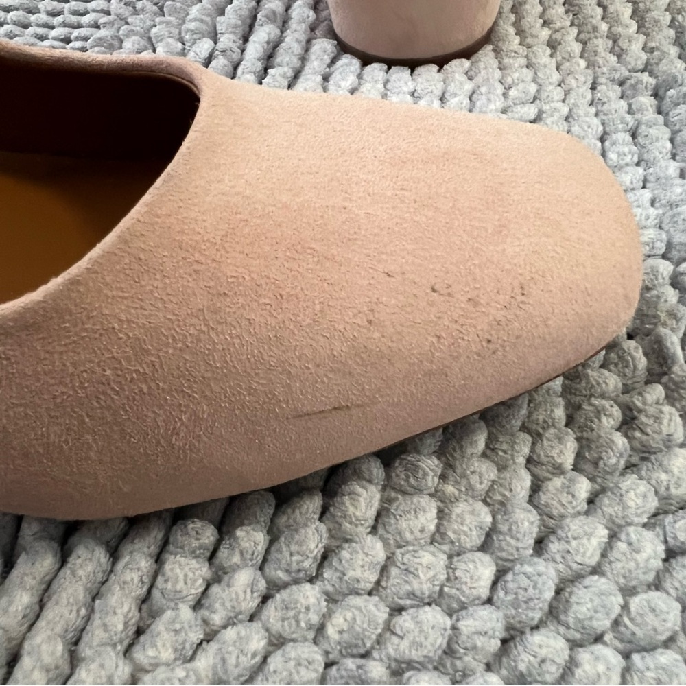 H by Halston Whitney Blush Block Heel Shoes Women’s Size 7 - Picture 10 of 16